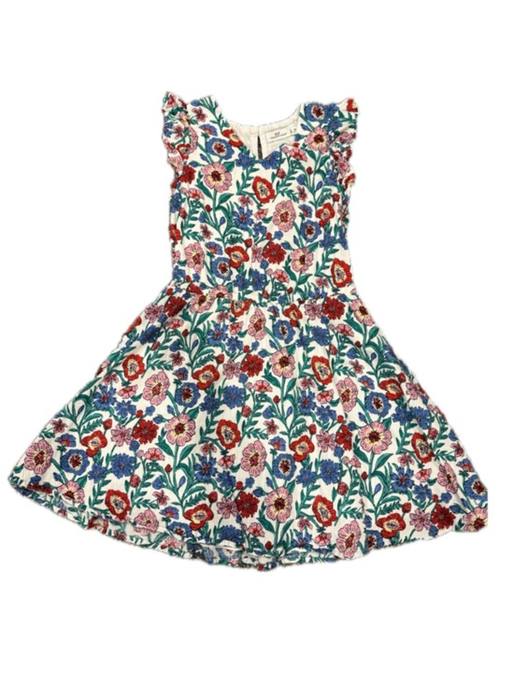 Vineyard Vines Girls A-Line Floral Dress